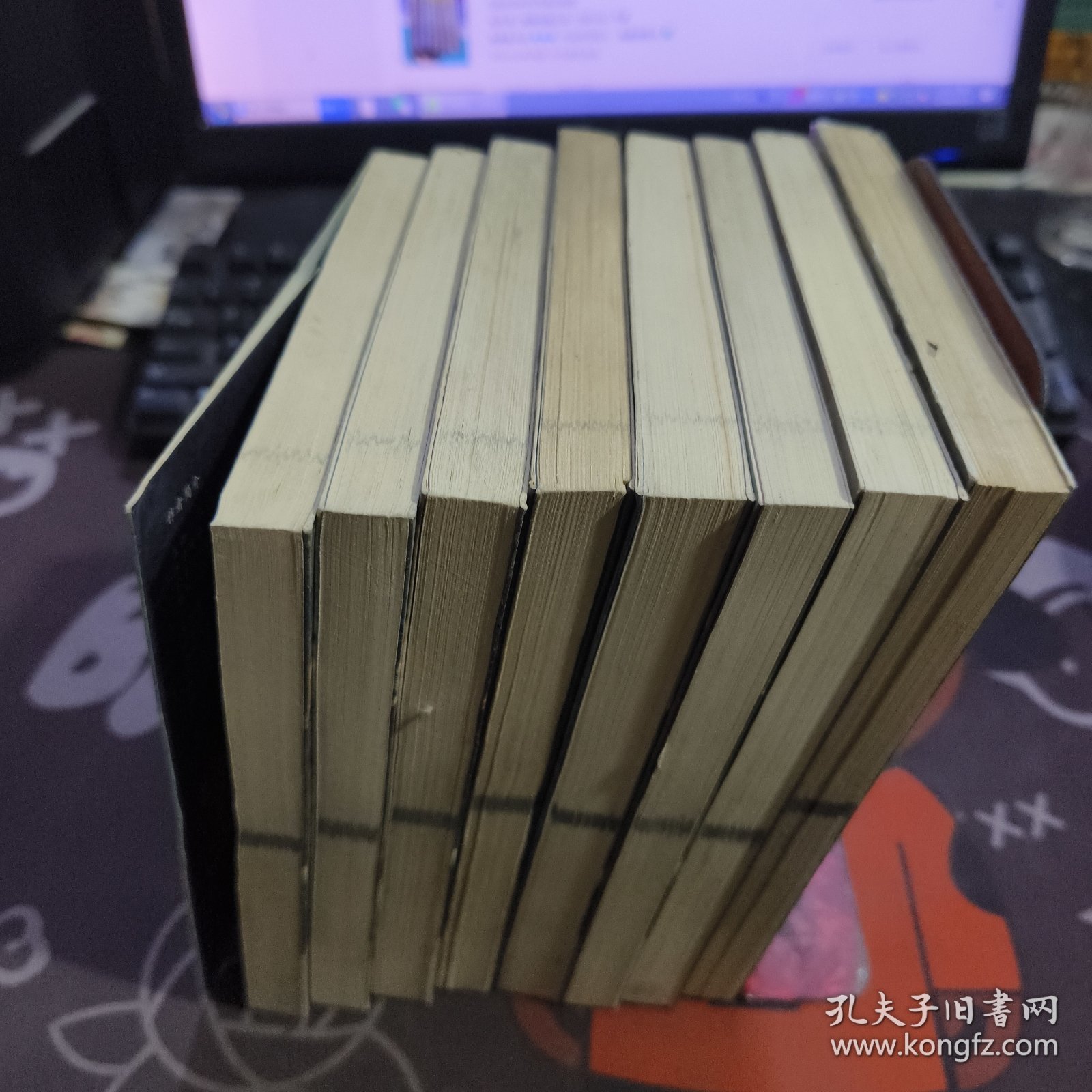 小兵传奇（1-8）如图1有断梆痕迹