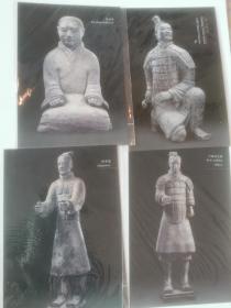 西安 兵马俑博物馆 明信片 十张 2012年发行