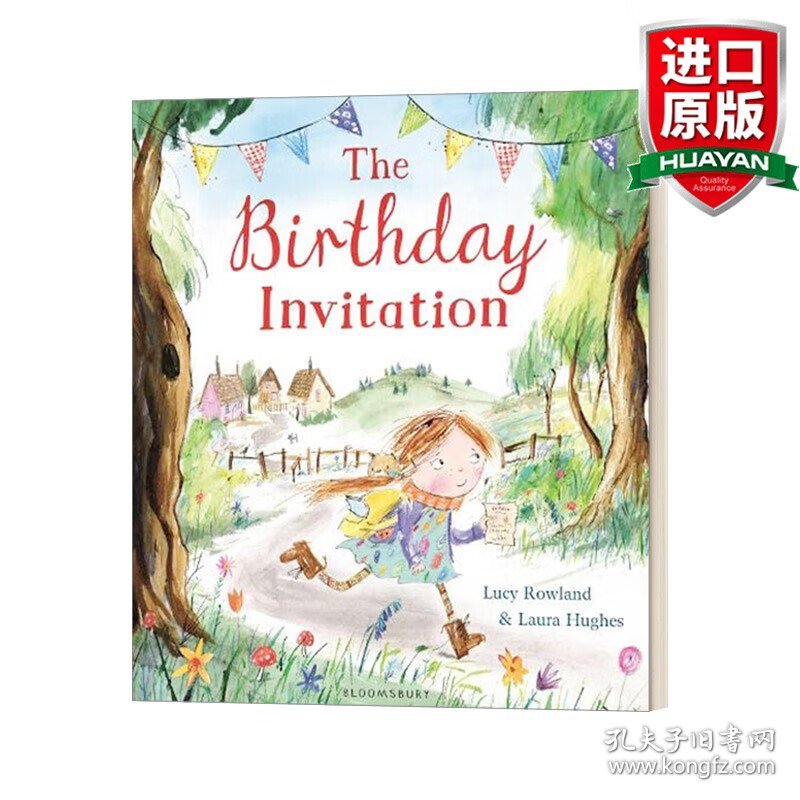 英文原版 The Birthday Invitation 艾拉的生日请柬 露西·罗兰绘本 英文版 进口英语原版书籍