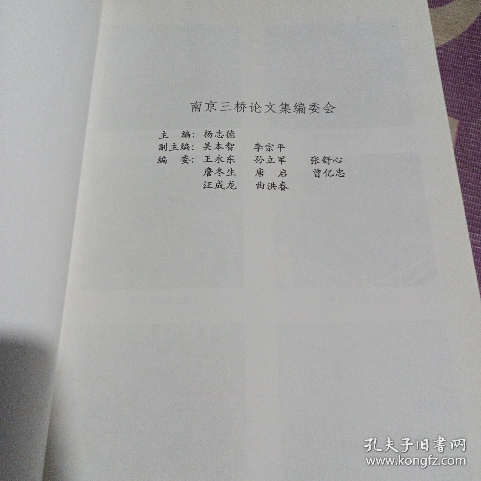 南京三桥论文集