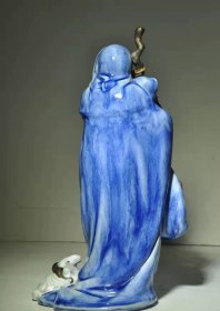 苏武牧羊 刘泽棉 大师手工作品，大师经典作品，名家精品收藏中式摆件。高档精品收藏，非诚勿扰，顺丰保价，非诚勿扰 长20厘米宽15厘米高34厘米