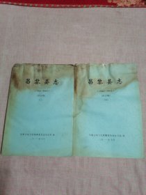昌黎县志（1986—2002）终审稿上、下两册全