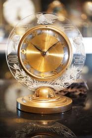 ❤如鱼得水❤3D效果精美表盘——法国兰姿带闹古董钟机械钟，已保养好详见图2