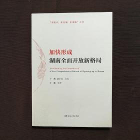 加快形成湖南全面开放新格局/“新时代新发展新湖南”丛书