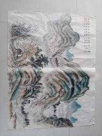 手绘国画 山水画