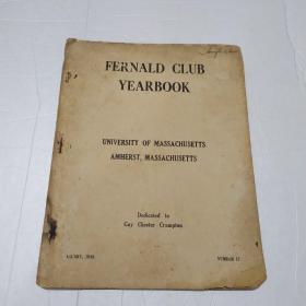 FERNALD CLUB YEARBOOK NUMBER17 民国1948年