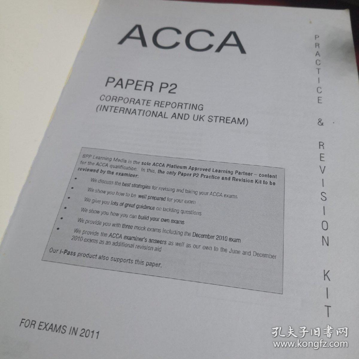ACCA STUDY PAPER P2