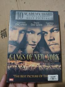 【电影】GANGS OF NEW YORK 纽约黑帮  DVD  1碟装