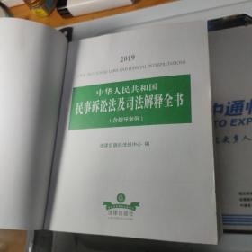 2019中华人民共和国民事诉讼法及司法解释全书（含指导案例）