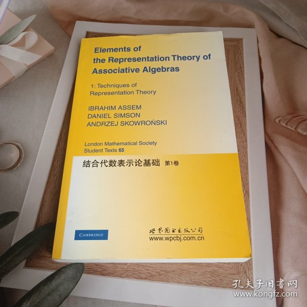 结合代数表示论基础(第1卷)