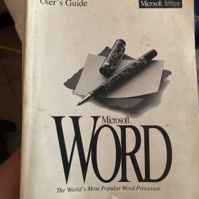 User`s Guide Microsoft WORD（二手旧书，看图无争议）