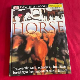 英文原版 少儿百科绘本 DK Eyewitness Books: Horse 马百科