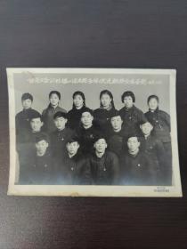 佳木斯市三合公社福山团支部全体欢送启発同志留影1966.1.22日