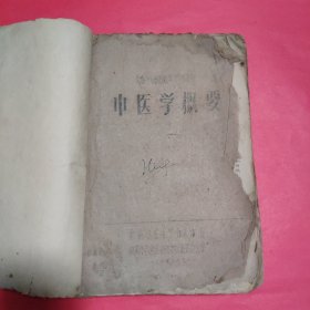 重庆市在职西医学习中医教材 中医学概要【1959年油印版】