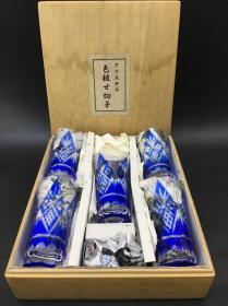 日本水晶酒杯 一套5个