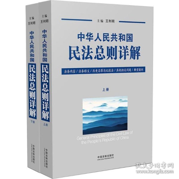 中华人民共和国民法总则详解（套装上下册）