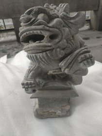 青石 石狮子 一个 25021458