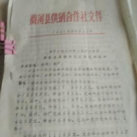 80年代商河县供销社文件5本90年代商河县资金表，利润表，饮食业利润表 补充资料表资金表，等等50多张