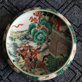 旧藏清康熙年制五彩战将水洗.....