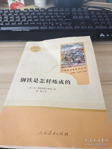 统编语文教材配套阅读 八年级下：钢铁是怎样炼成的/名著阅读课程化丛书