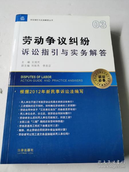 诉讼指引与实务解答丛书：劳动争议纠纷诉讼指引与实务解答