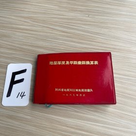 地层厚度及平距垂距换算表