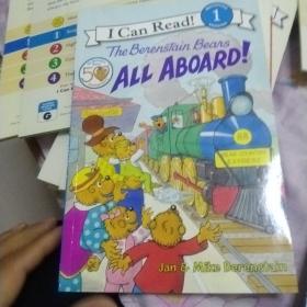 The Berenstain Bears: All Aboard! (I Can Read, Level 1)贝贝熊：全员上车！