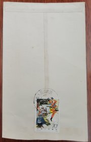 1980年寄新加坡，贴西游记高值70分实寄封