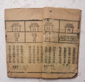 清代木刻阳宅风水《阳宅爱众篇》卷二。清代嘉庆五年刻木板本,阳宅风水大师张宽正撰。主要讲房宅的静、动、变、化格局和吉凶方位宜忌，很多张阳宅风水图解，圖解详细，易懂，非常少见而珍贵。《阳宅爱众篇》作为阳宅相法的代表著作，很受大家欢迎，清代嘉庆五年（庚申1800年）木刻板风水阳宅稀少版本。极品。值得收藏。