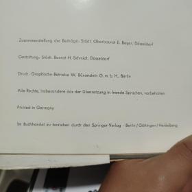 nordbrucke busseldorf 杜塞尔多夫北桥（英文原版，精装本，1958年出版，后附拉伸图，内页插图精美，少许虫蛀和水渍，详细参照书影）厨房洗手池下