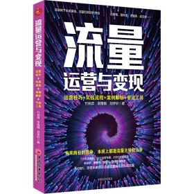 流量运营变现：运营技巧实战流程案例解析引流工具电商实操书籍