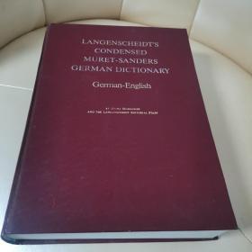 Langenscheidts Condensed Muret-Sanders German Dictionary （German-English）（朗沙氏简明穆-赞氏德英词典）英文原版