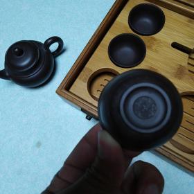 当代紫砂界扛鼎人物一一季益顺大师 紫砂壶(1壶+6杯)