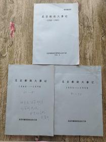 北京邮政大事记【1949–1965】【1966–1990】三本和售