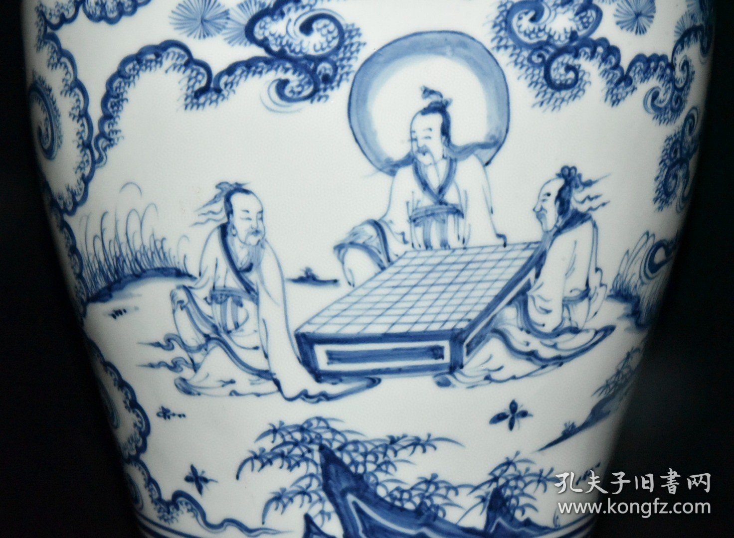 明正统青花人物故事梅瓶【45x27.5cm 】