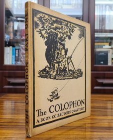 Colophon 最初的A Book Collectors' Quarterly藏书家季刊创刊号 发现家里有两本 不知道是不是以前孔网买的 腾空间都打算出了 品相如图