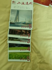 小说选刊五本合售