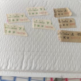 重庆市输渡公司缆车票（上下）