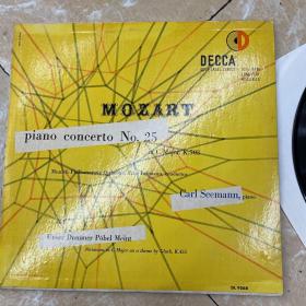 莫扎特钢琴协奏曲k503黑胶唱片1lp头版