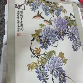 方凤富花鸟真迹 包老包真