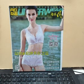 中国内衣杂志 2014年第3期（大开本，图书上角有一点点破损，内页完好，详细参照书影）