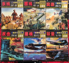 二战著名战役全画传，二战专辑，纪念反法西斯战争胜利六十周（东线，西线，突袭，反击，较量，鏖战）