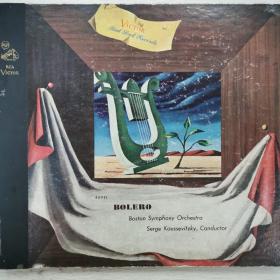 民国RCA黑胶唱片（两张合集带封套）
ravel bolero （拉威尔 波莱罗）
Boston symphony orchestra （波士顿交响乐团）
serge koussevitzky（谢尔盖·库塞维兹基）