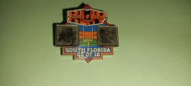 金属徽章（SOUTH FLORlDA 02.07.10）不锈钢