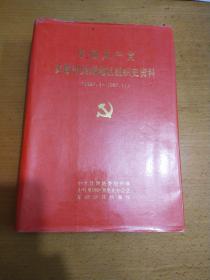 中国共产党安徽省巢湖地区组织史资料