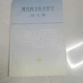 现代西方历史哲学译文集