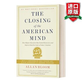 英文原版 Closing of the American Mind 美国精神的封闭 英文版 进口英语原版书籍
