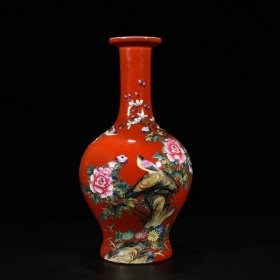 《精品放漏》雍正盘口瓶——清代瓷器收藏