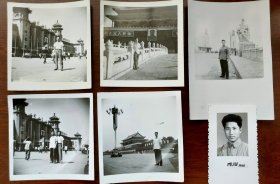 木雕大师周鲁兵北京站，天安门，长江大桥等照片6张
