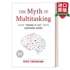 英文原版 The Myth of Multitasking (2nd Edition) 一心多用：为什么“样样都做”却一事无成 第二版 项目管理 时间管理技能 Dave Crenshaw 精装 英文版 进口英语原版书籍